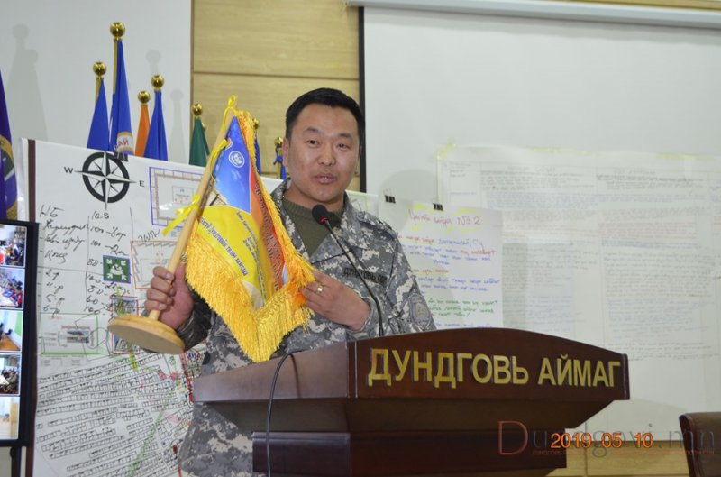 ГАМШГААС ХАМГААЛАХ КОМАНД ШТАБЫН СУРГУУЛЬД ДУНДГОВЬ ОНЦ ДҮН АВЛАА