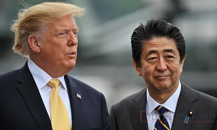 Дональд Трамп Абэ Шинзотой утсаар ярихдаа түүнийг Японы түүхэн дэх хамгийн агуу Ерөнхий сайд гэжээ
